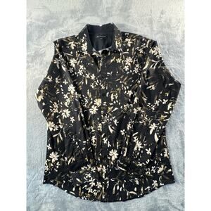 INC International Concepts Men's M Floral Button-Up Shirt